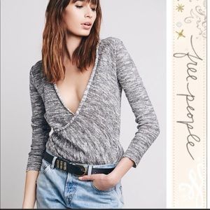 Free people wrap sweater